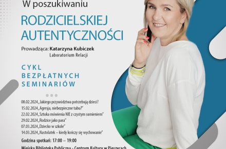  Zapraszamy na cykl bezplatnych seminariów inspirujących dla rodziców i nauczycieli