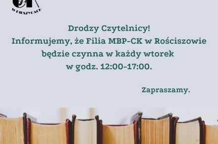 Drodzy czytelnicy!