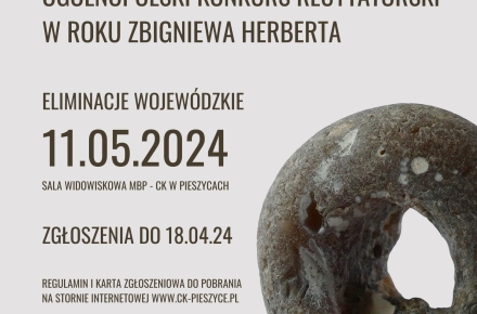 Ogólnopolski konkurs recytatorski w roku Zbigniewa Herberta