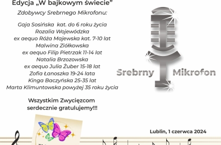 Kolejne sukcesy podopiecznych Autorskie Studio Piosenki na Festiwalu „W bajkowym świecie”