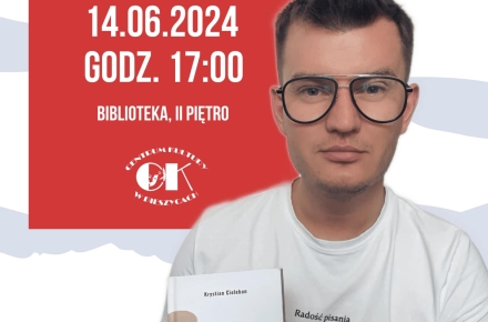 Spotkanie autorskie z Krystianem Cielebanem