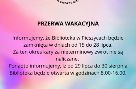 Przerwa wakacyjna