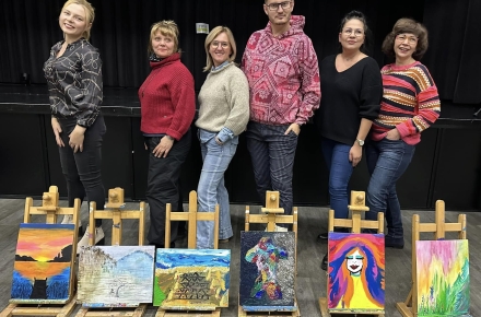 Wieczór malowania przy winie