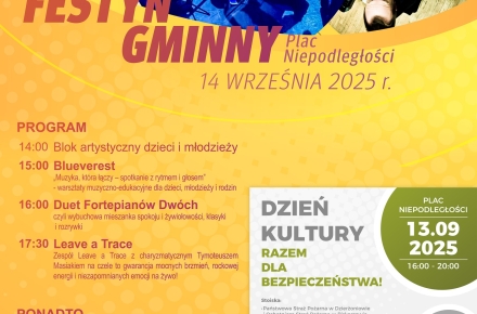 13 i 14 września w Gminie Pieszyce zapowiada się bardzo aktywnie.