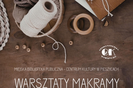 Zapraszamy na kreatywne warsztaty makramy – zakładki do książek