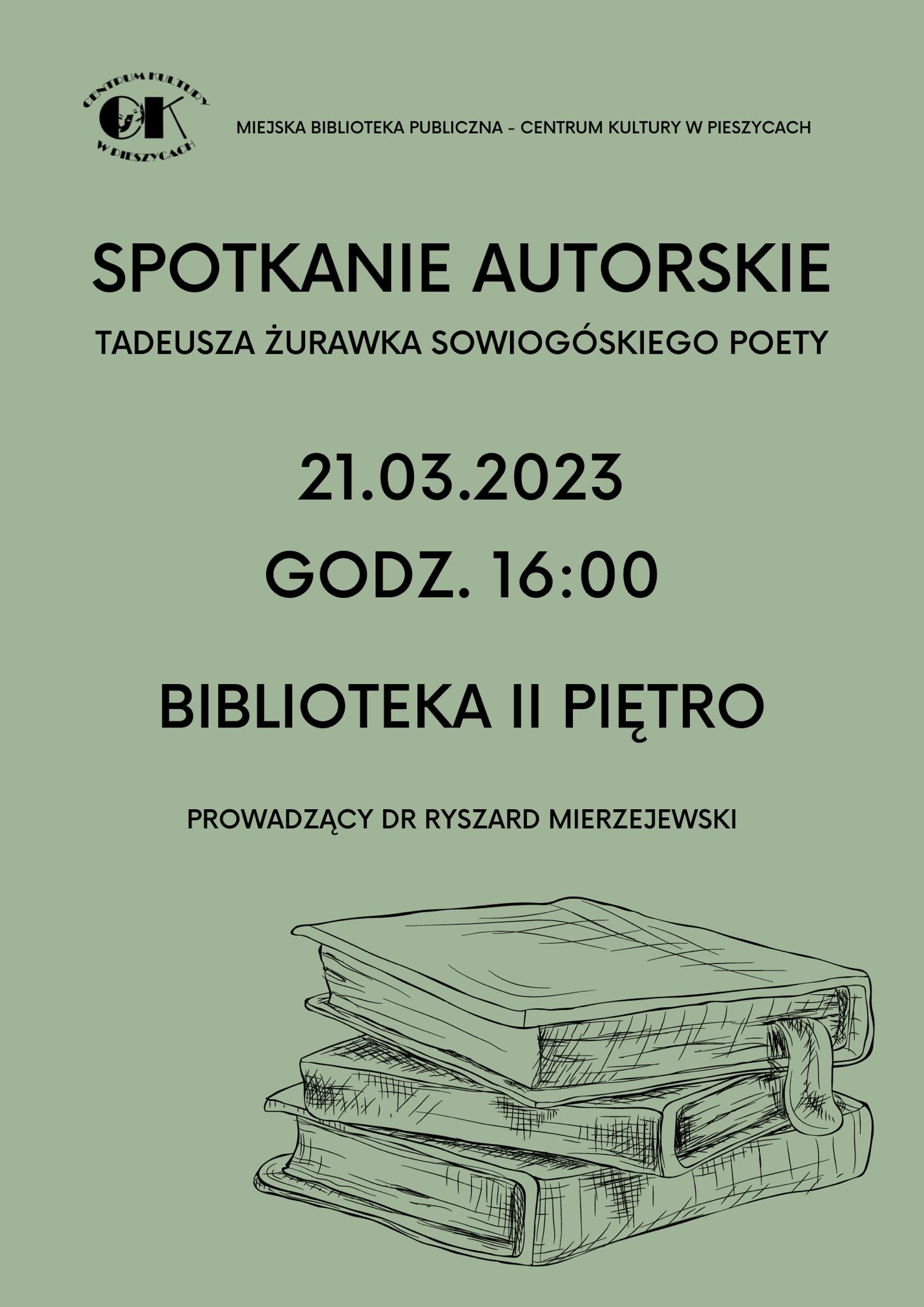 Spotkanie autorskie z lokalnym poetą - Tadeuszem Żurawkiem