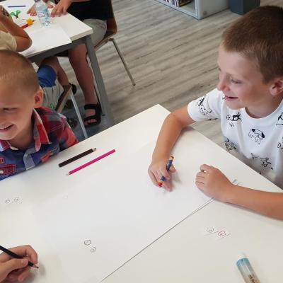 Drugiego dnia wakacyjnych zajęć tworzyliśmy własne gry