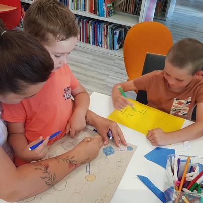 Drugiego dnia wakacyjnych zajęć tworzyliśmy własne gry