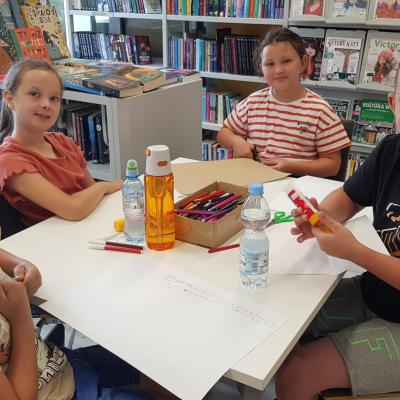 Drugiego dnia wakacyjnych zajęć tworzyliśmy własne gry