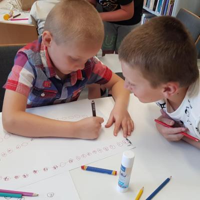 Drugiego dnia wakacyjnych zajęć tworzyliśmy własne gry