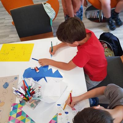 Drugiego dnia wakacyjnych zajęć tworzyliśmy własne gry