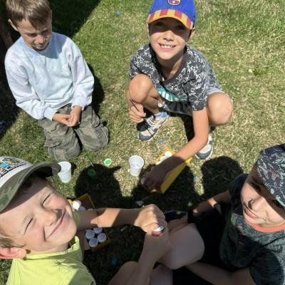 Spędziliśmy dziś wspaniałe popołudnie na świeżym powietrzu