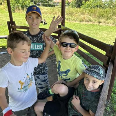 Spędziliśmy dziś wspaniałe popołudnie na świeżym powietrzu