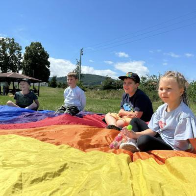 Spędziliśmy dziś wspaniałe popołudnie na świeżym powietrzu