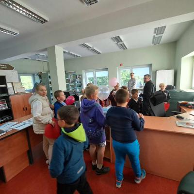 4 października razem z uczniami z klasy 2d..