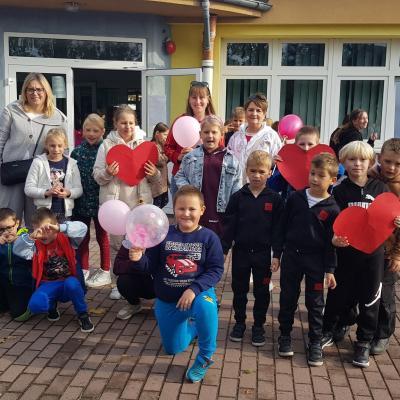 4 października razem z uczniami z klasy 2d..