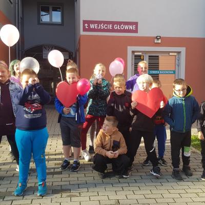 4 października razem z uczniami z klasy 2d..