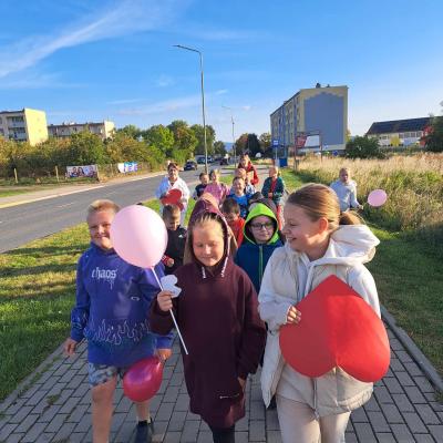 4 października razem z uczniami z klasy 2d..