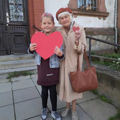 4 października razem z uczniami z klasy 2d..