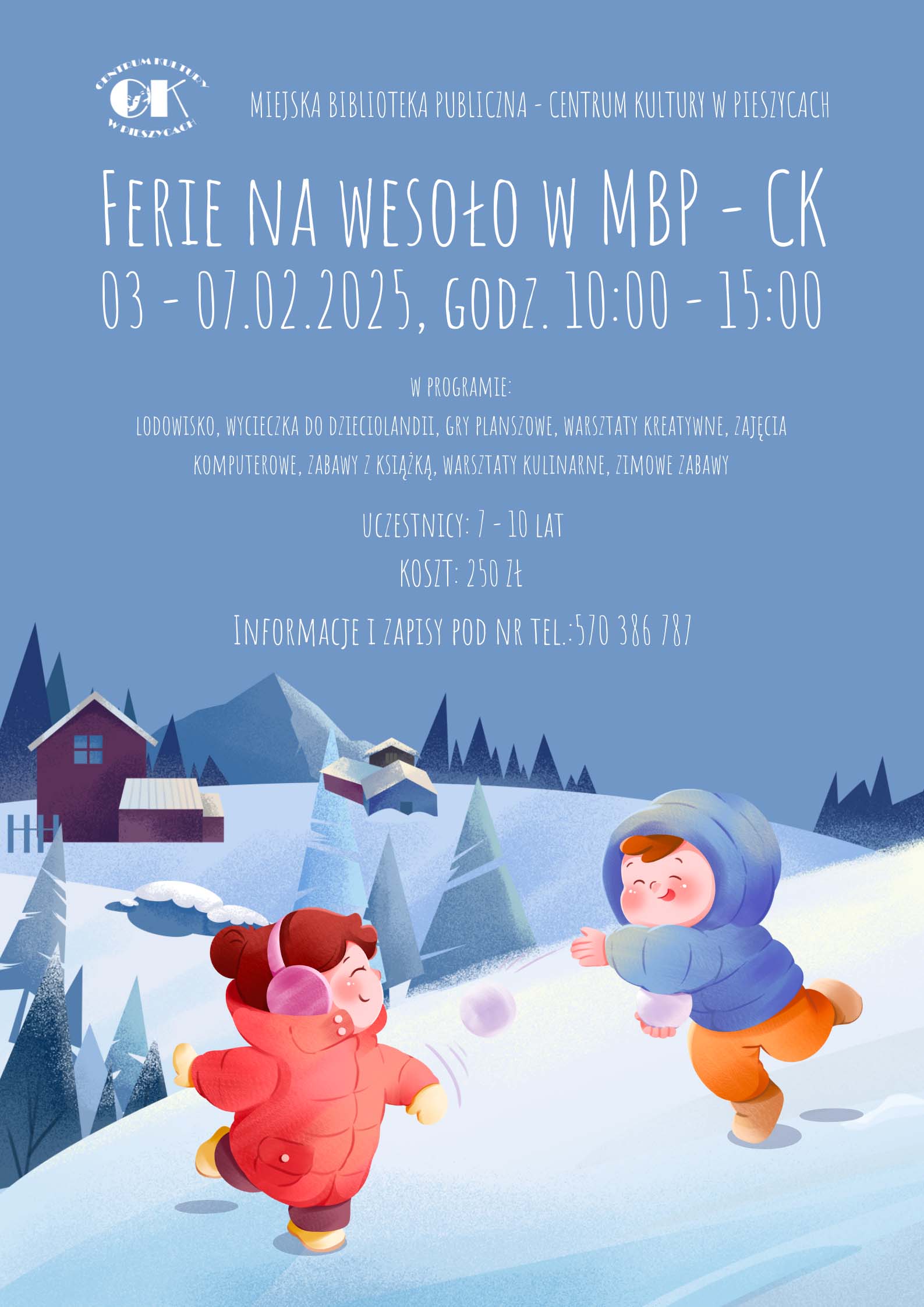 Ferie na wesoło w MBP CK